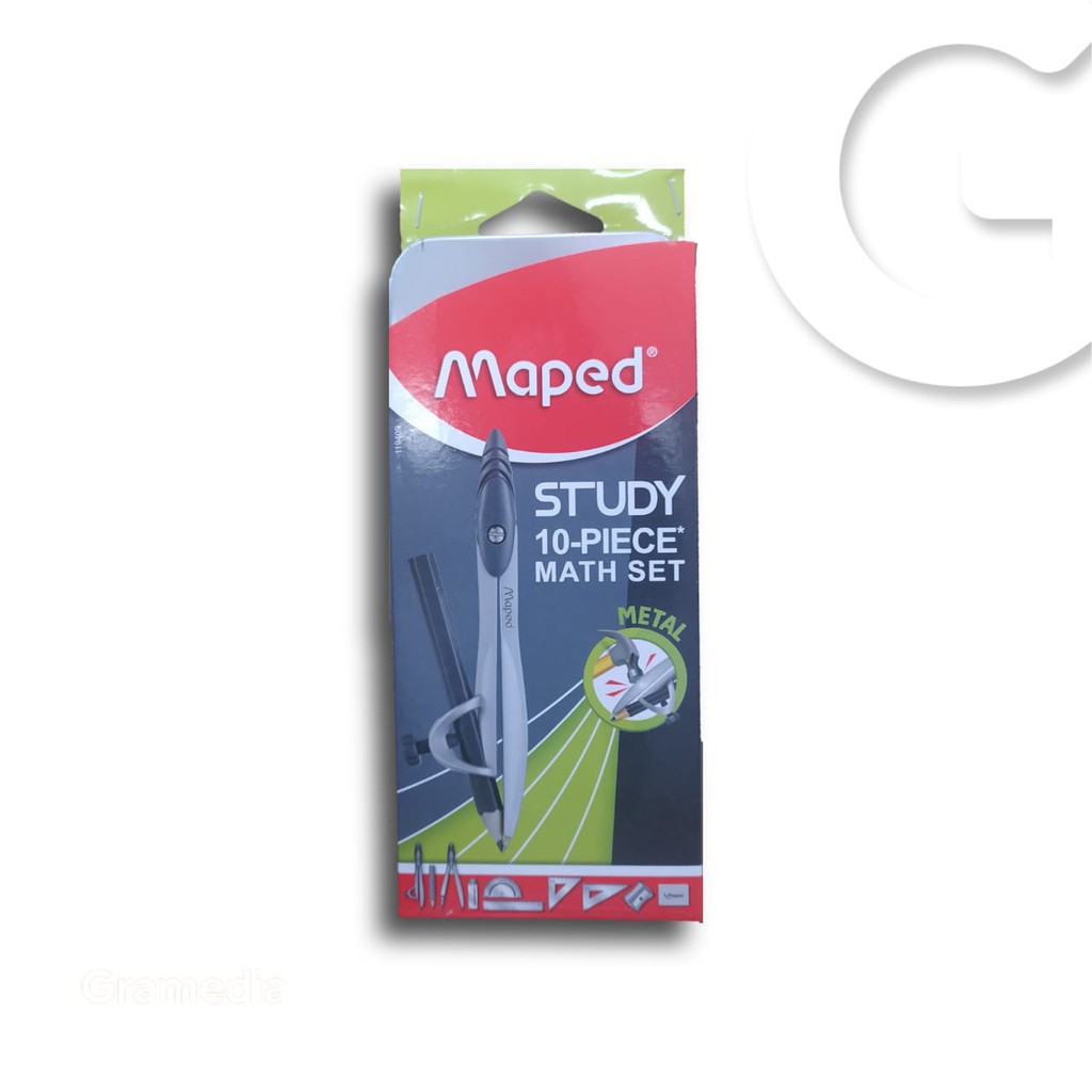 

Gramedia Gorontalo - Maped Math Study SET-10 Pcs IN Cardboard
