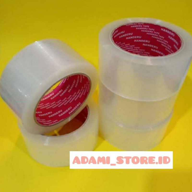 

Lakban Bening Perekat Packaging Paket 2 inch 45 mm 90 yard