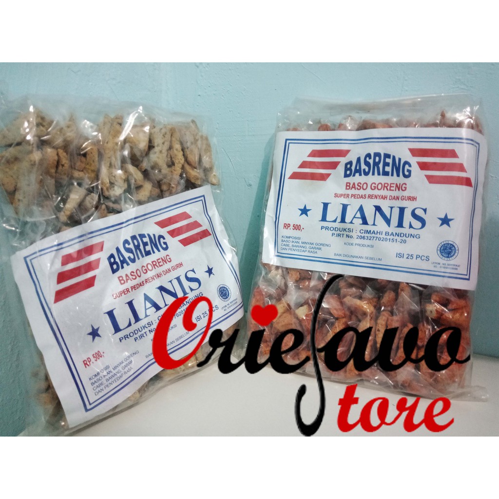 

Baso Goreng / Basreng Lianis