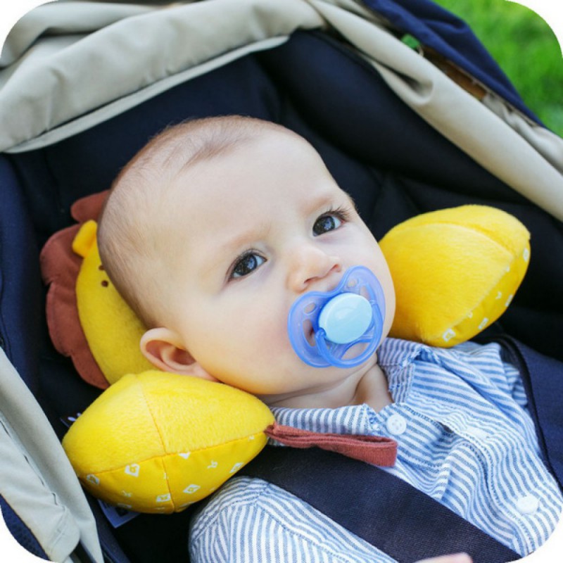 Benbat Infant Head &amp; Neck Support Bantal Stroller Bayi 0-12M - Tersedia Pilihan Motif