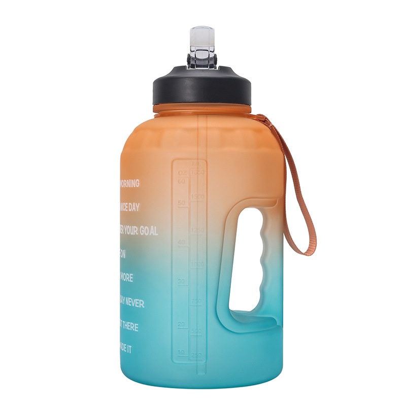 Botol Air Minum Kapasitas Besar 2.2l Bahan Plastik Untuk Fitness / Outdoor