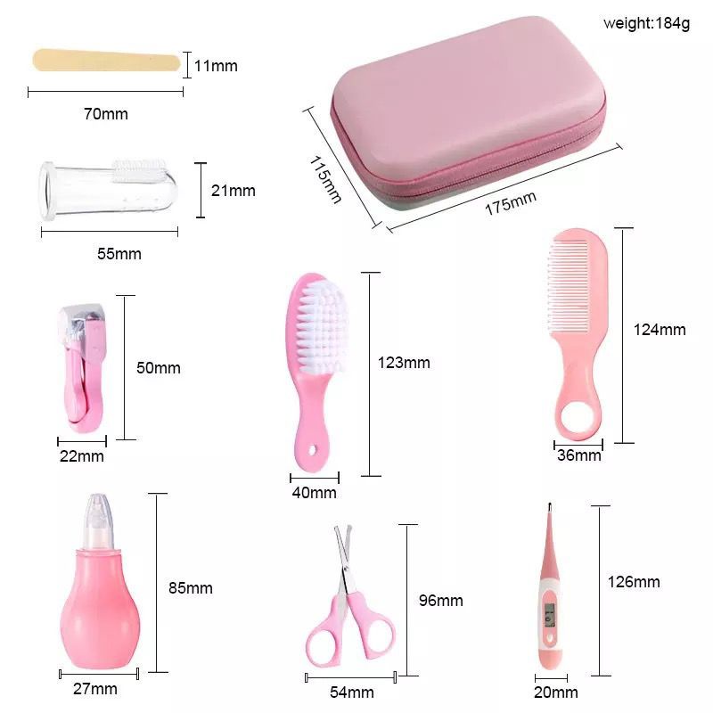 Gunting kuku sisir bayi / baby care kit 8in1 / baby manicure set