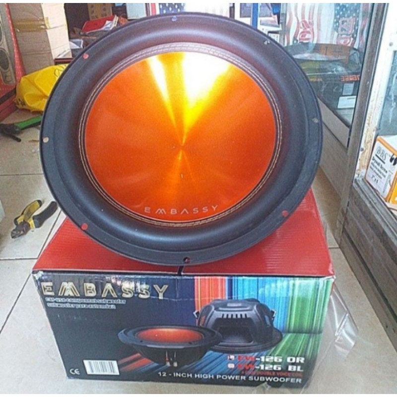 subwoofer 12inch embassy