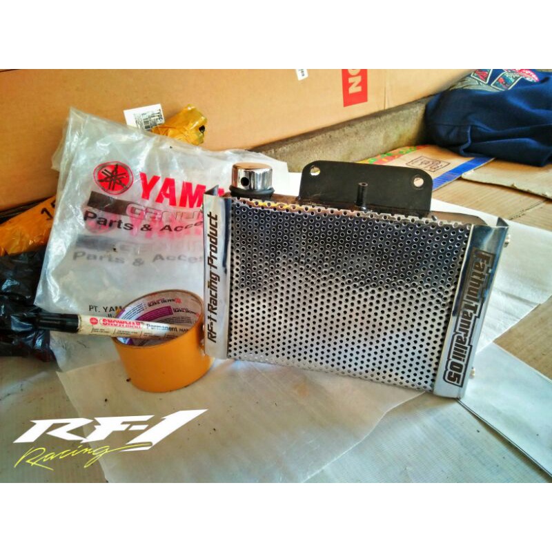 tempat/botol/box oli samping variasi Rx king,rx spesial,rx z model radiator original Rf-1 racing Exh