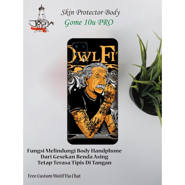 Dapat 2pcs Garskin Hp Gome U10 Pro Motif dwi - Free Custom Via Chat