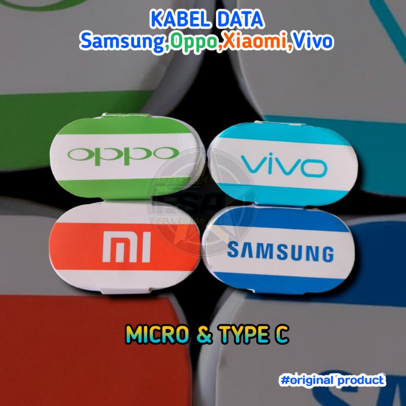 Kabel Data Micro &amp; Type C all smartphone/Samsung/Oppo/vivo/Xiaomi Fast Charging dll