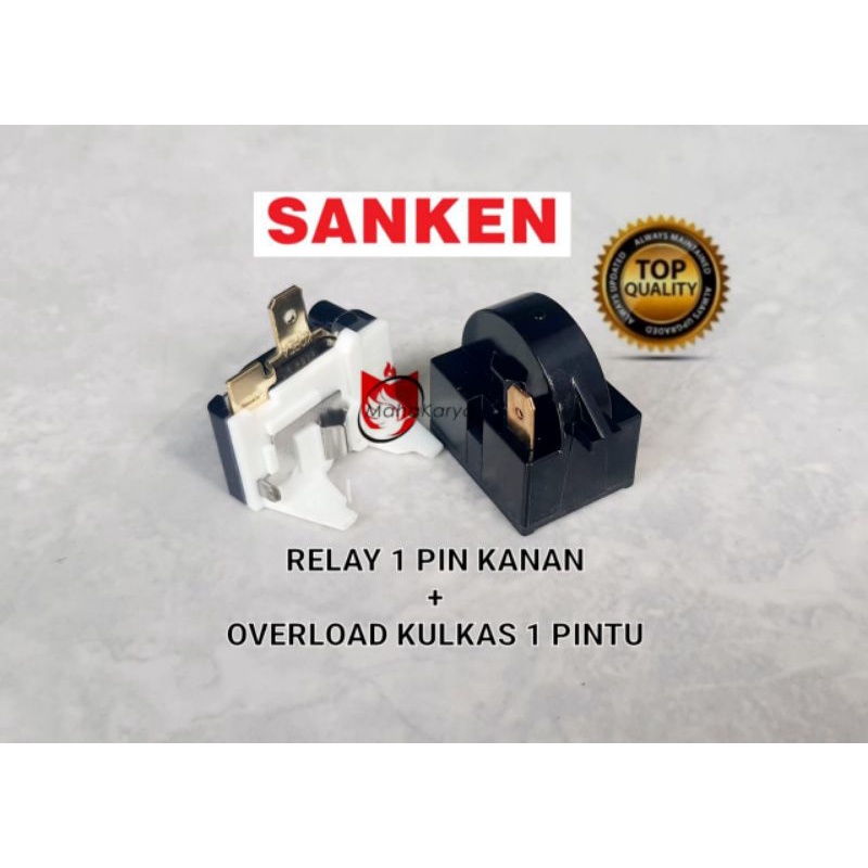 Relay Ptc Overload Kulkas Sanken 1 Pintu
