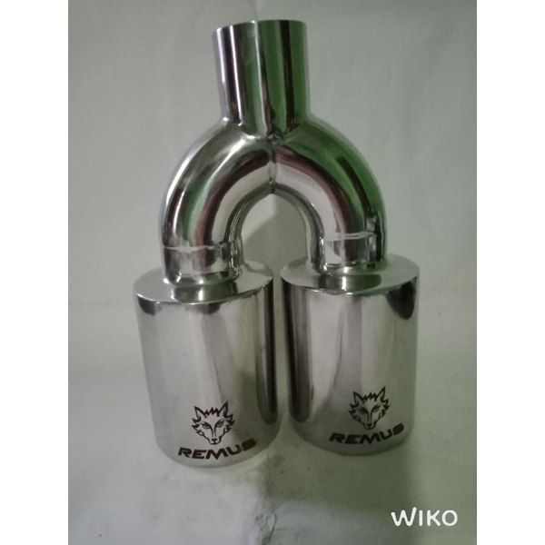 Knalpot racing mobil Remus cabang 3,5inch