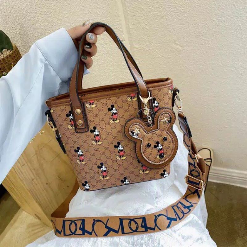 Tas gucci mickey import kualitas premium