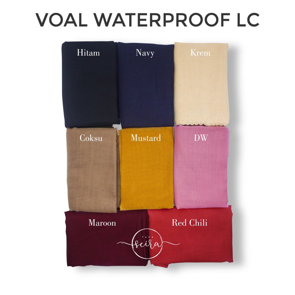 [BISA COD] Maira Square Voal Waterproof Lasercut (LC)