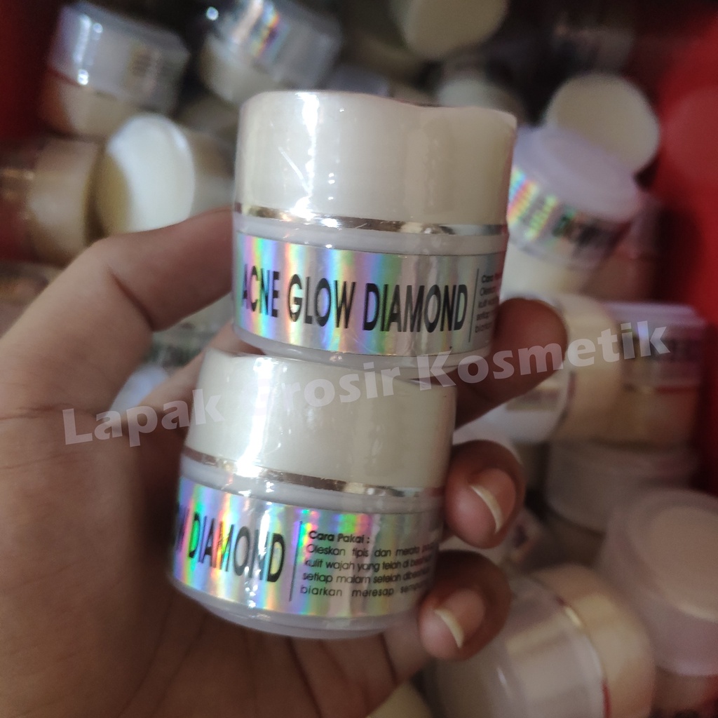 [GROSIR] Krim Malam Acne Glow Diamond / Cream Acne Glow Diamond / Acne White Glowing / AGD