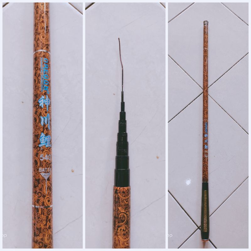 New Joran tegek oregon batik 360 450 540 cm joran pancing tegek oregon batik 360cm 540cm joran tegek