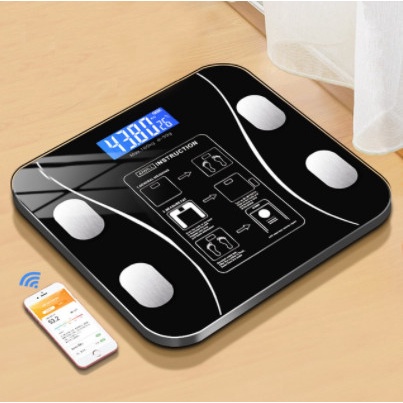 Timbangan Badan Digital Bluetooth Body Fat Monitor Analysis App 180KG