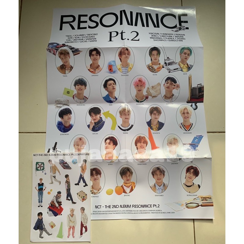 POSTER ALBUM NCT2020 DEPARTURE & ARRIVAL