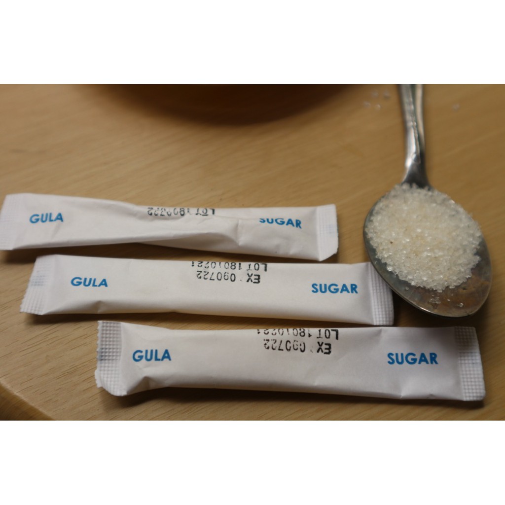 

Gula Putih Stick isi 250pcs/ White Sugar Stick/ Gula Stick Cafe Termurah