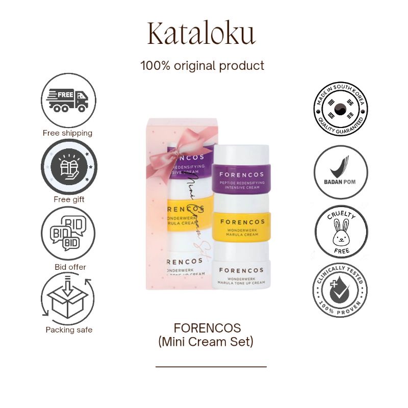 FORENCOS Peptide Redensifying Intensive Cream Anti Aging Untuk Kulit Kering Original BPOM Korea