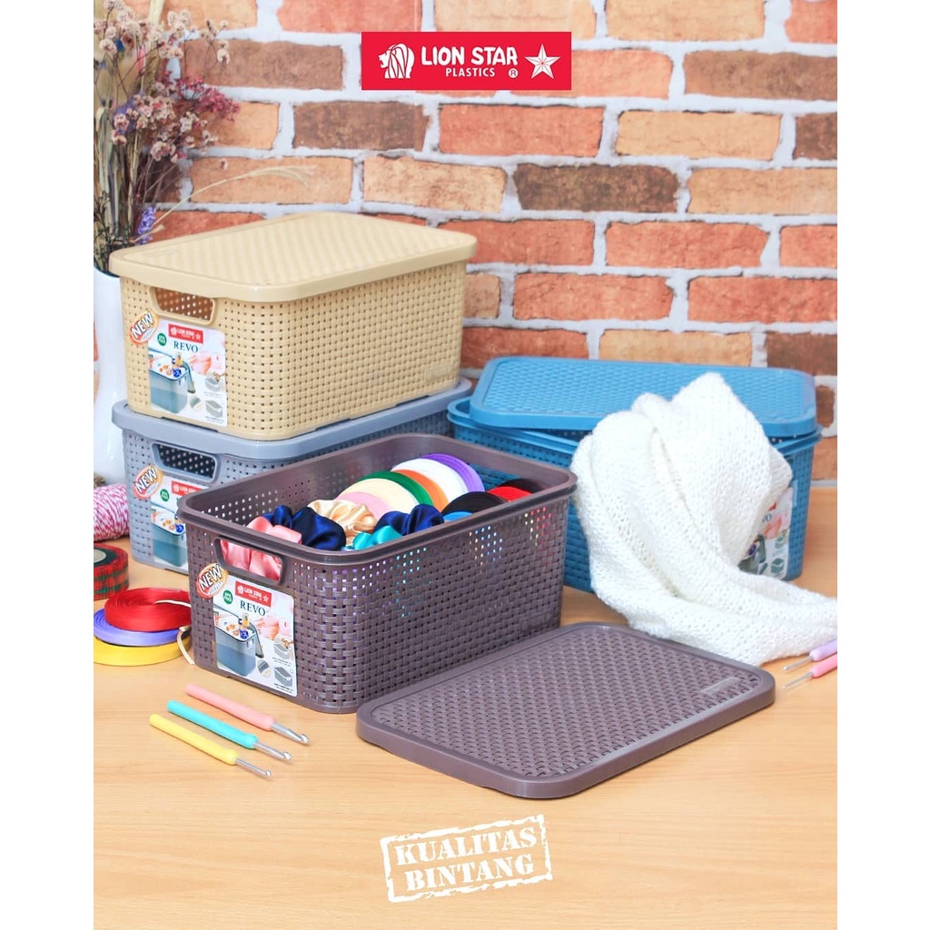 Revo Storage Box 7Liter CA-12 Tempat Pakaian Anak/ Kotak Baju/ Container Box/ Kotak Penyimpanan