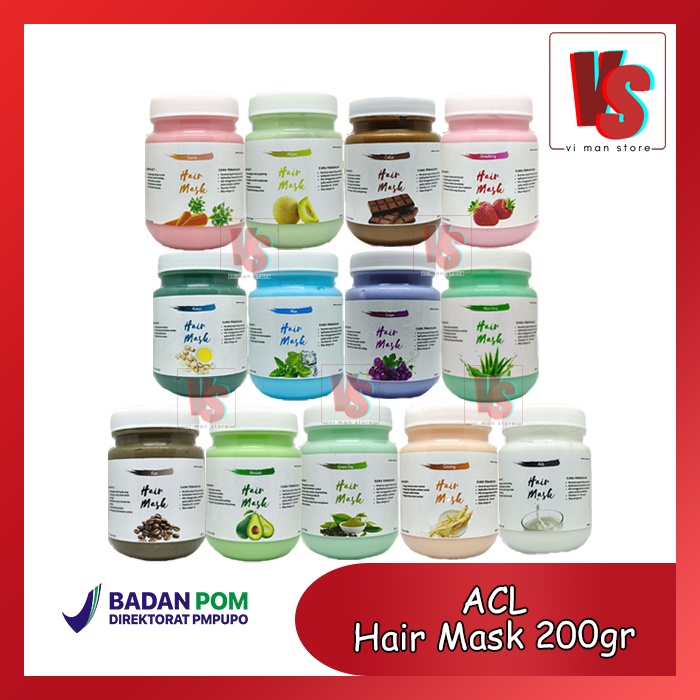 Jual BPOM ACL HAIR MASK MASKER RAMBUT ALA SALON BPOM 200 ML Shopee