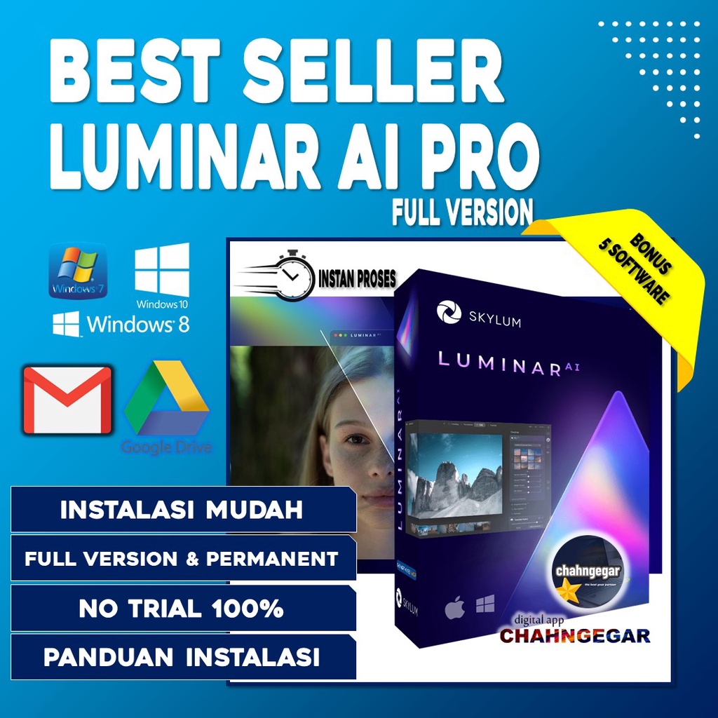 Luminar Ai 2021 Full Version Windows | Software Photo Editor dengan System Artificial Intelligence