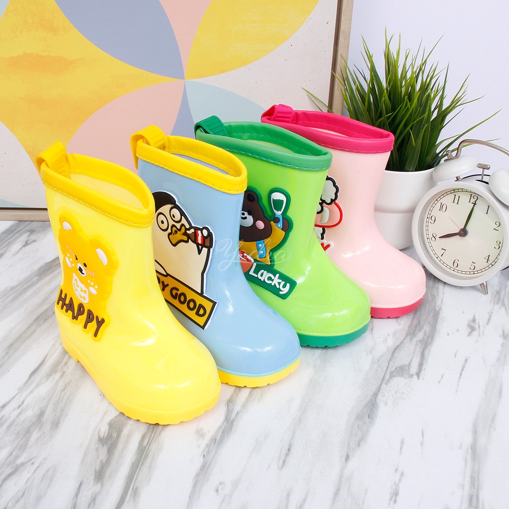 Yodra Ted Kids  Anak Jelly Boots Shoes Import YDR603 Real Pict Sepatu Boots anak