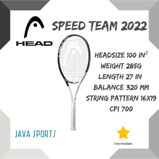 Raket Tenis Head Speed TEAM 2022 | Intermediate | 285g | 100 in²