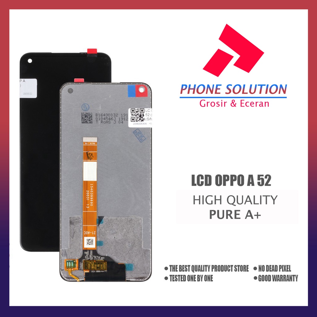 LCD Oppo A52  LCD Oppo A92 Fullset Touchscreen - Parts Kompatible Dengan Produk Oppo // Supplier LCD Oppo A52 - Garansi 1 Bulan