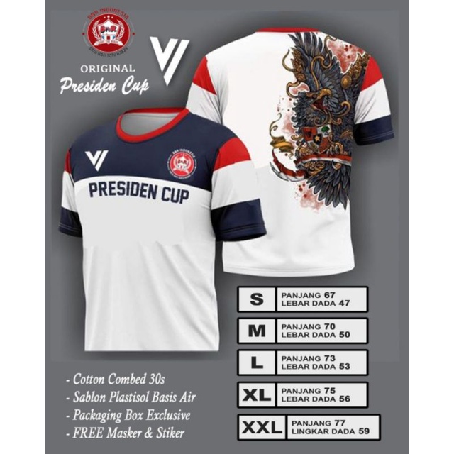 TERBARU - Piala presiden cup 6/kaos kicau/kaos polos/kaos burung
