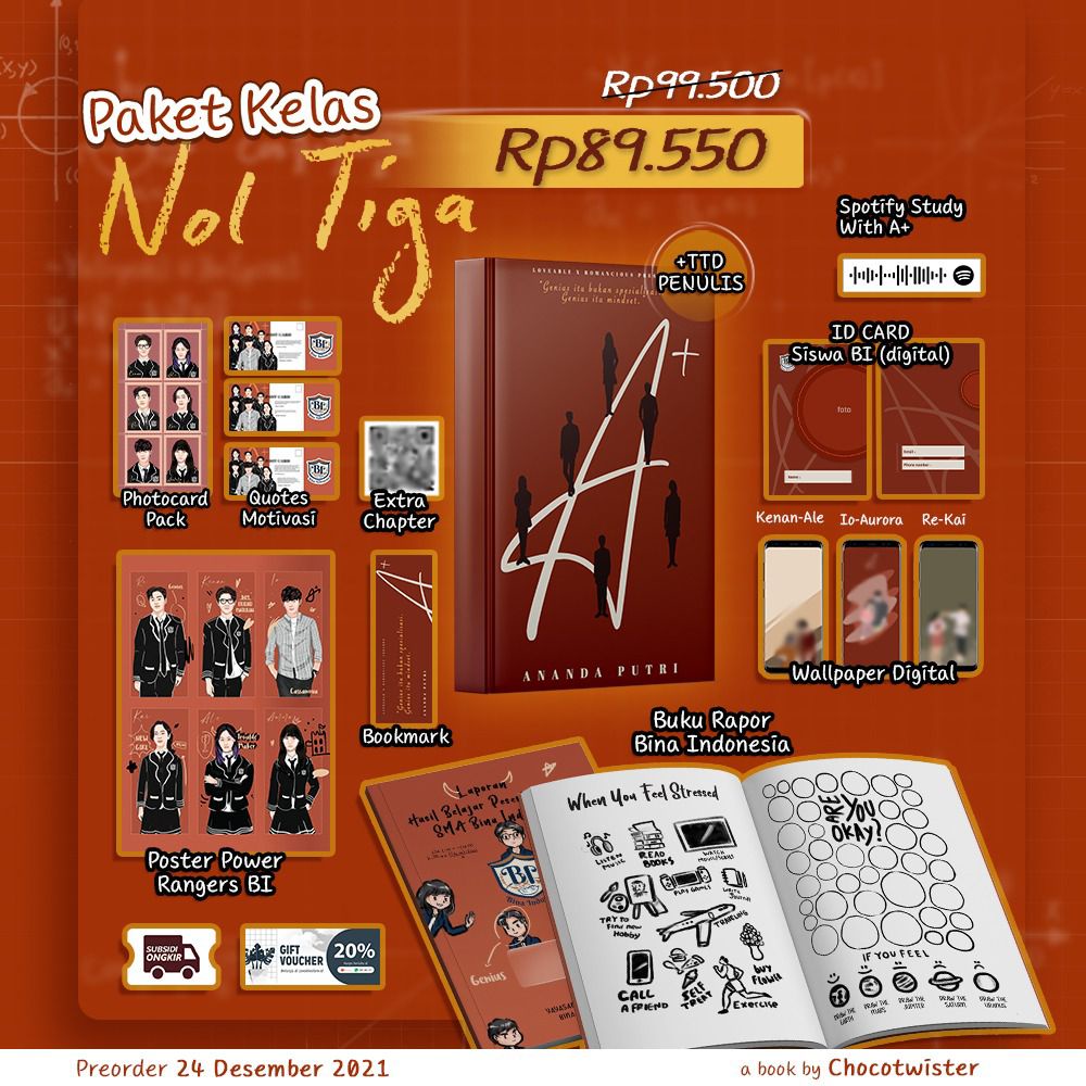 Novel A+ (Nol Tiga - Nol Dua - Nol Satu)