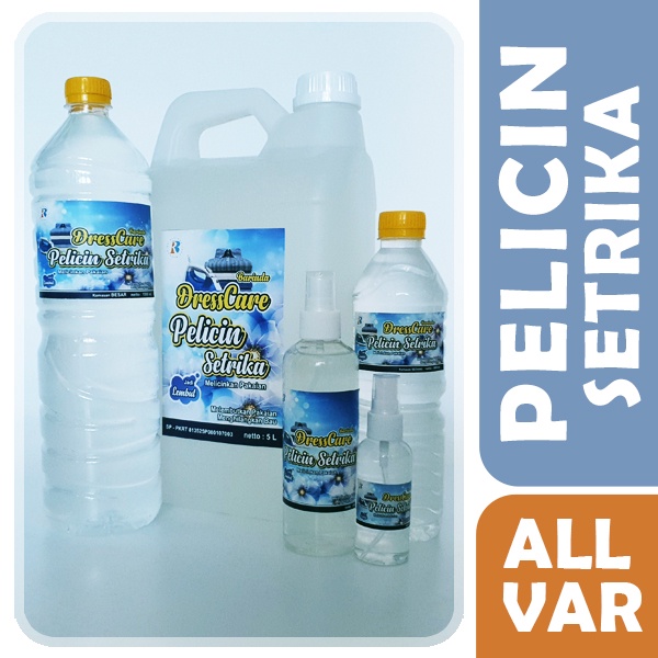 Contoh Pelicin Pakaian Kemasan SPRAY 60 ml Pelicin Setrika Laundry