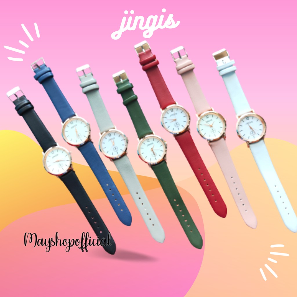 JAM TANGAN COUPLE CASUAL VERSI KOREA WATCHES SIMPLE