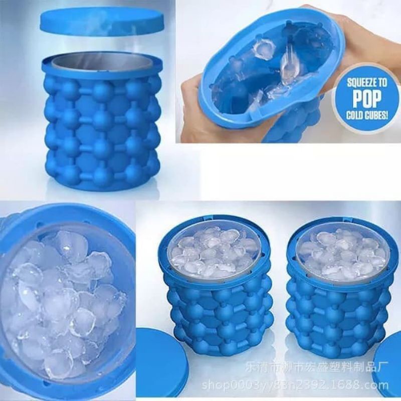 CETAKAN ES BATU/ICE CUBE MAKER SILICON MOLD PENCETAK ES Terbaru JUMBO