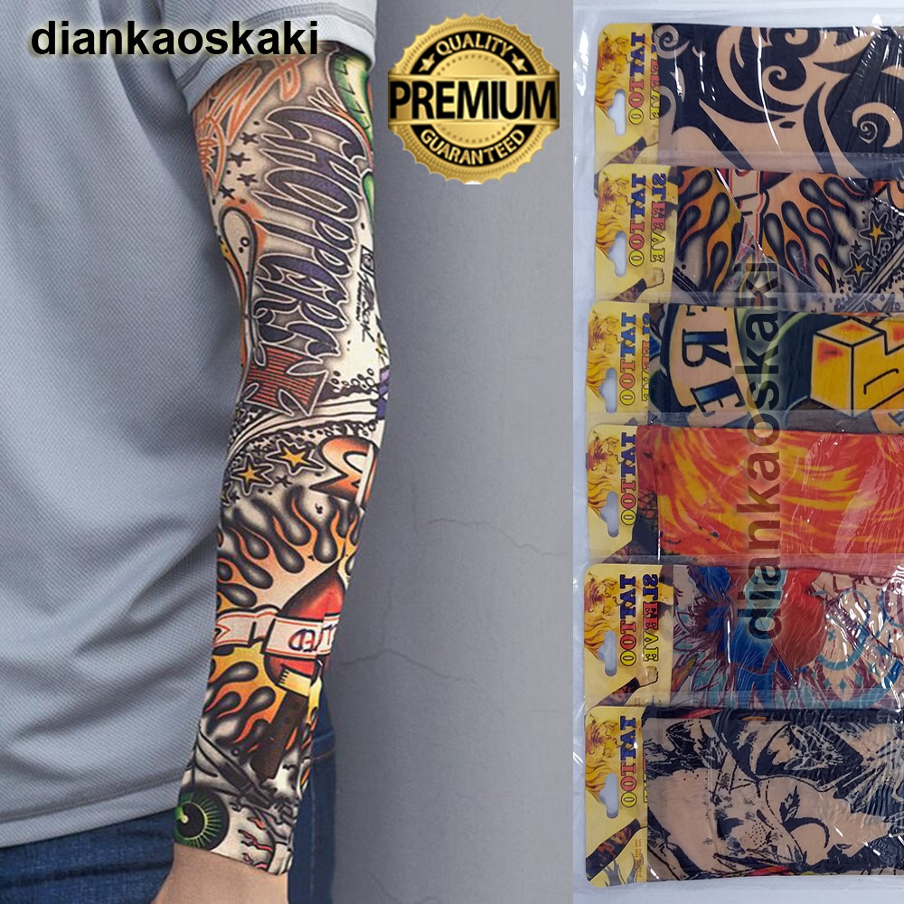 MANSET TATO HANDSOCK SARUNG LENGAN PANJANG MOTIF