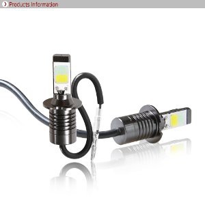 Lampu Foglamp H3 LED COB Dual Color Kuning dan Putih Berkualitas