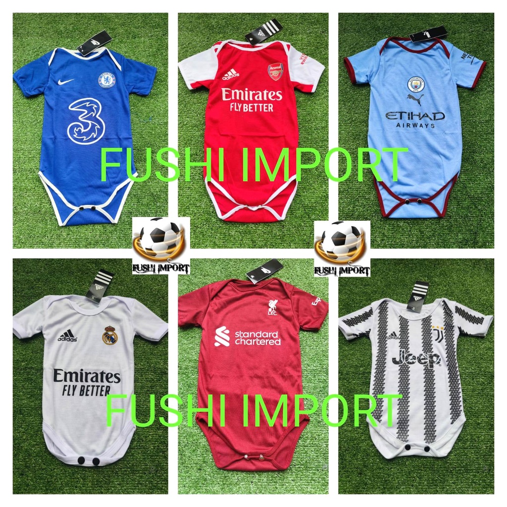 Jersey Baju Bola Jumper Bayi 2022 2023 Grade Ori