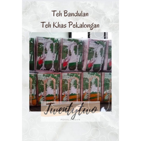 

Teh Bandulan Ijo, Teh Khas Pekalongan 1pack isi 10pcs @40gr