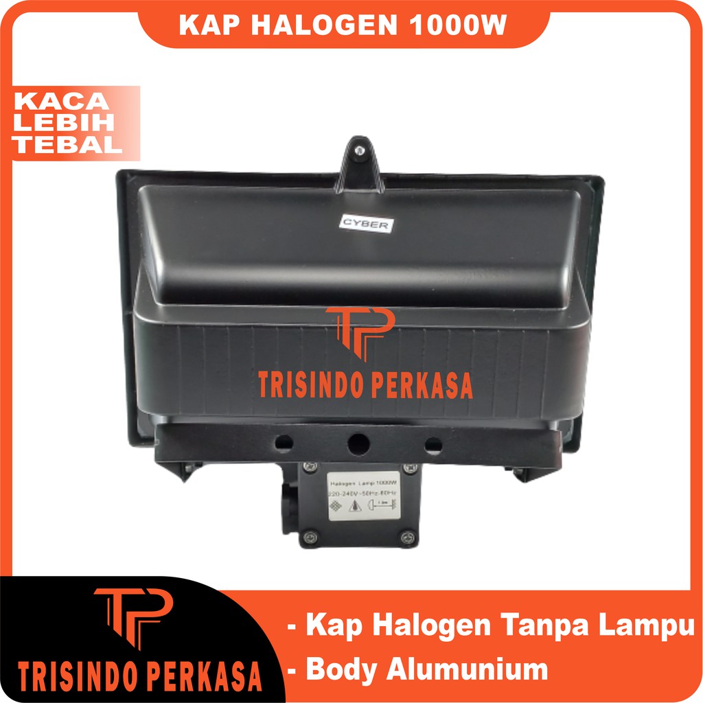 Kap sorot Halogen / Lampu Sorot Halogen 1000 Watt 1000w