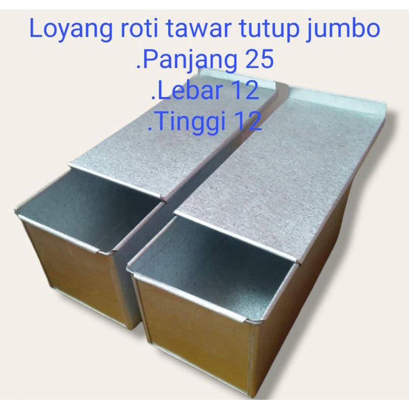 LOYANG ROTI TAWAR/CETAKAN ROTI TAWAR +TUTUP  TEBAL