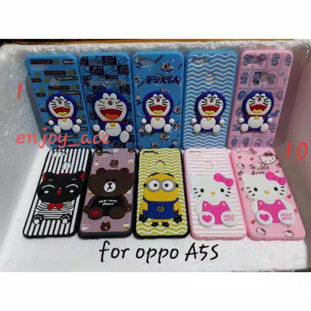 SILIKON CANDY KARAKTER 4D OPPO A5S