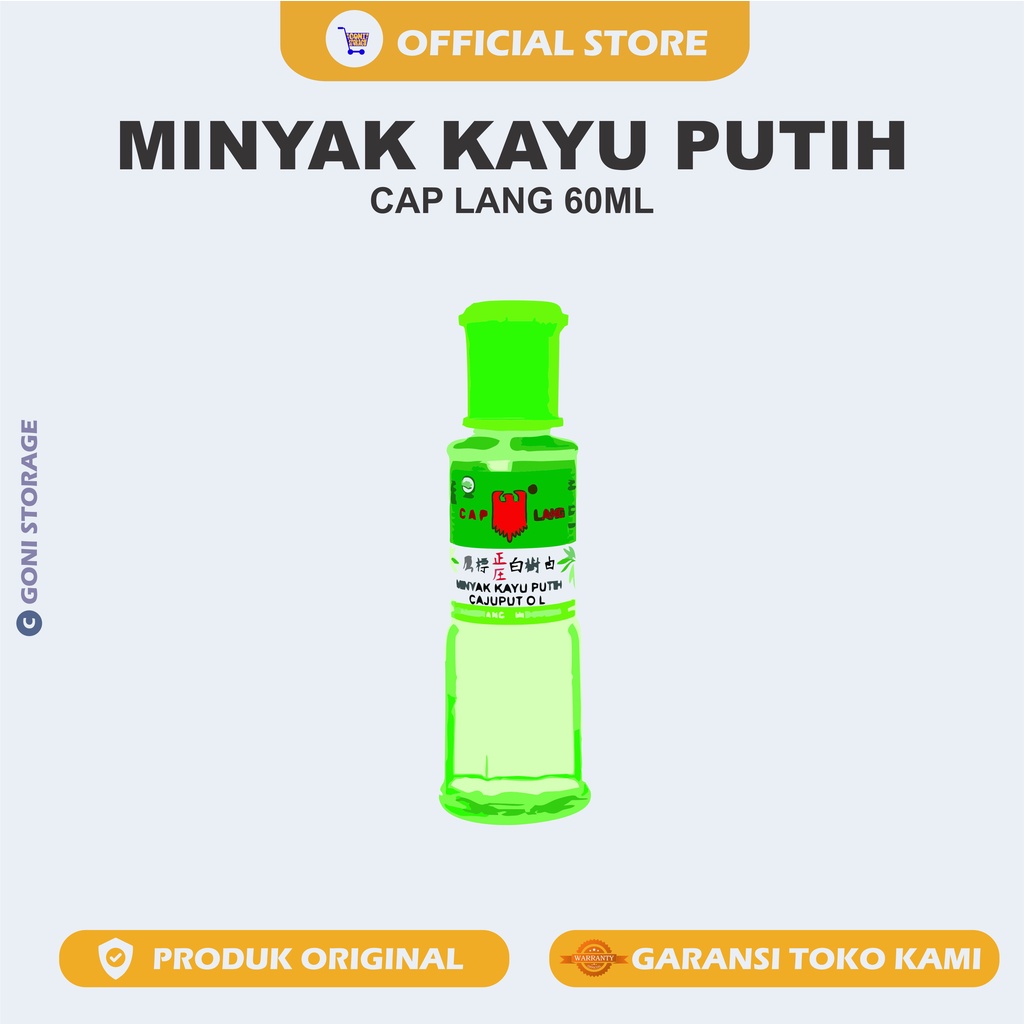 TERMURAH Minyak Kayu Putih CAP LANG 60ml