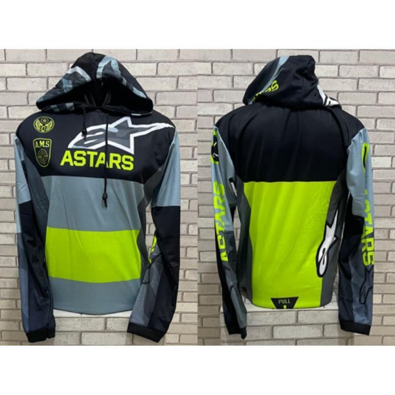 JAKET BALAP MOTOR CROSS PRIA WARNA HIJAU