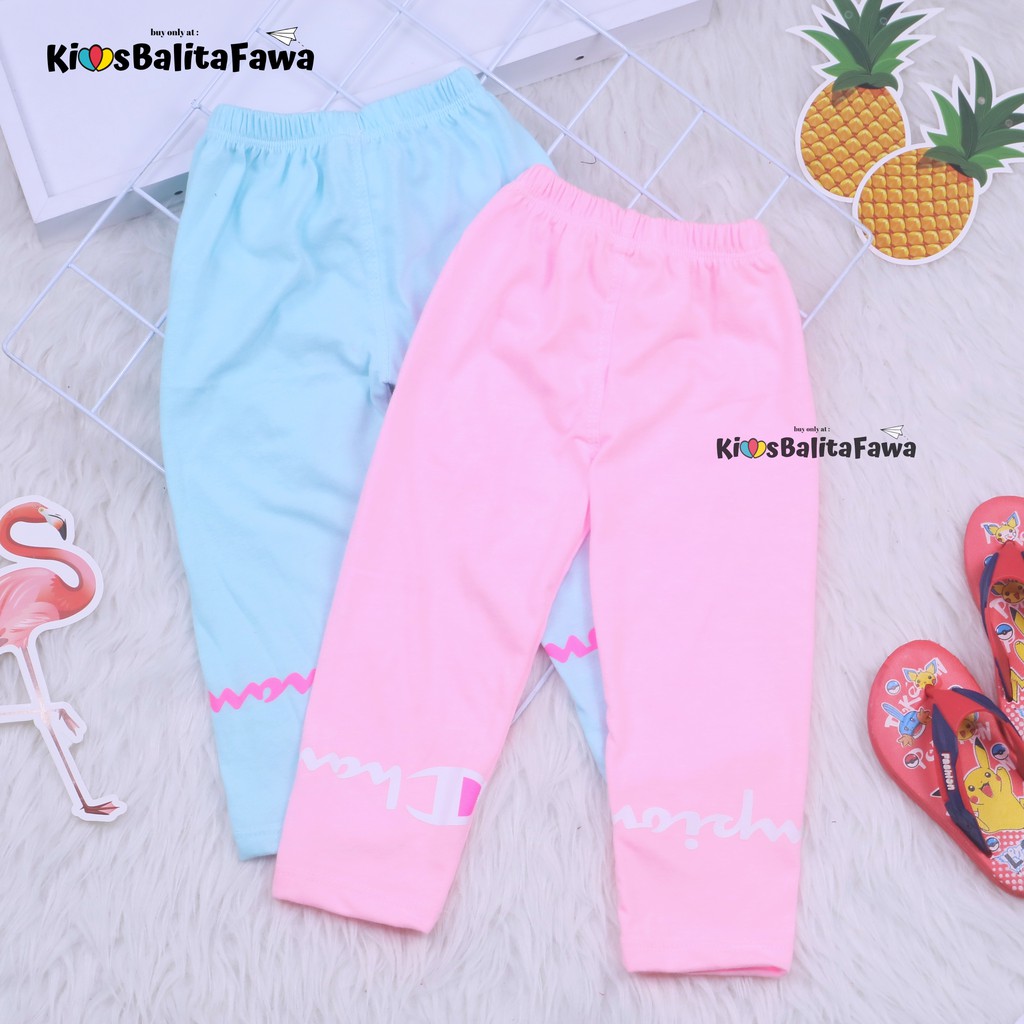 Legging Pastel uk 1-2 Tahun / Celana Legging Premium BAHAN KAOS Anak Perempuan Branded Ketat Panjang