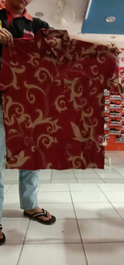 Batik Couple Pekalongan Kemeja Lengan Pendek Dan Blouse