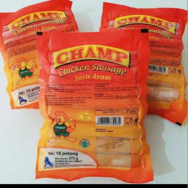 

Champ chicken sausage/sosis ayam champ 375gr