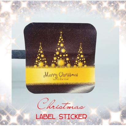 

Christmas Sticker Label Stiker Ucapan Natal Tempelan Hadiah 6 cm v06