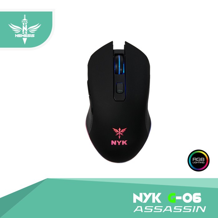 Mouse Gaming NYK Assasin G-06 LED Lightning