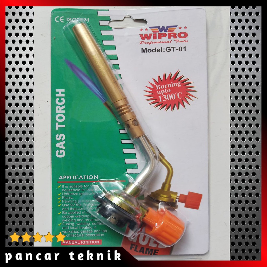 WIPRO Gas Blow Torch Burner Jet Flame Gun Shopee Indonesia