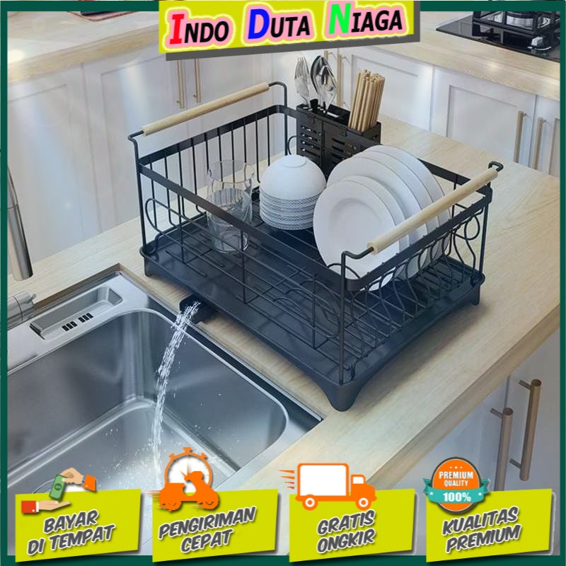 PAMIJUJU Rak Pengering Cuci Piring Kitchen Drain Basket - MYHY001