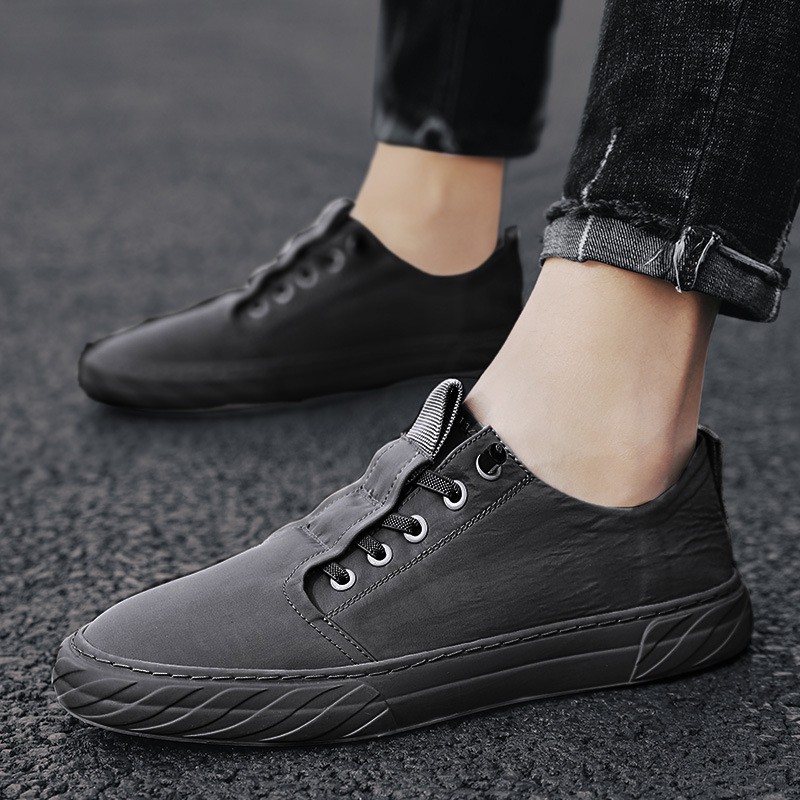 RYX - Basic Vynil Sepatu Slip-On Pria Fashion Casual - Ori Import