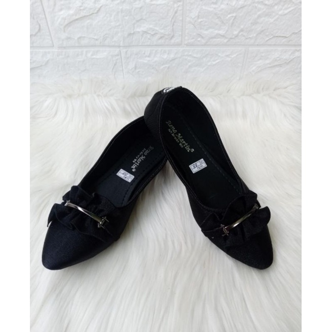 Flatshoes Wanita Terbaru Model Rempel Variasi Besi Sepatu Balet Premium Unik Lucu Elegan Viral Flash Sale