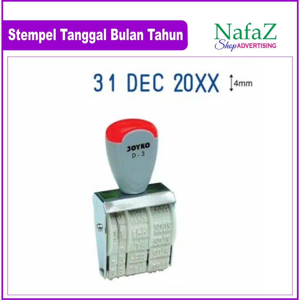 Stempel tanggal bulan tahun